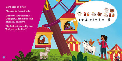 Cara Counts at the County Fair An Addition Adventure Paperback Book