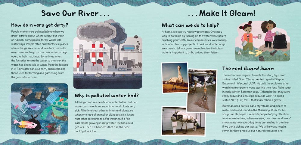 Scrap Metal Swan A River Clean-Up Story Paperback Book